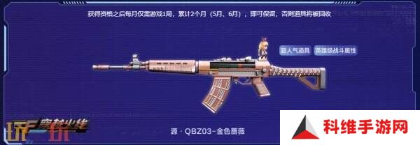 CF穿越火线4月灵狐的约定再度来袭！源·金色蔷薇免费领！