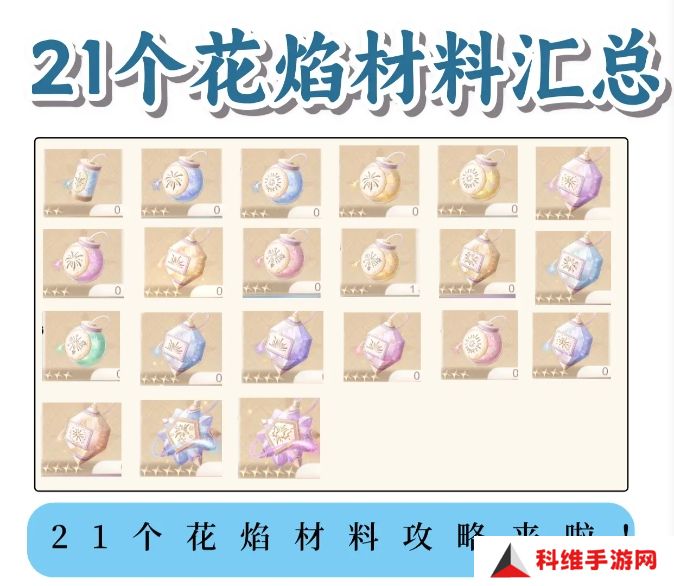无限暖暖花焰弹在哪里制作 花焰弹制作材料全收集攻略