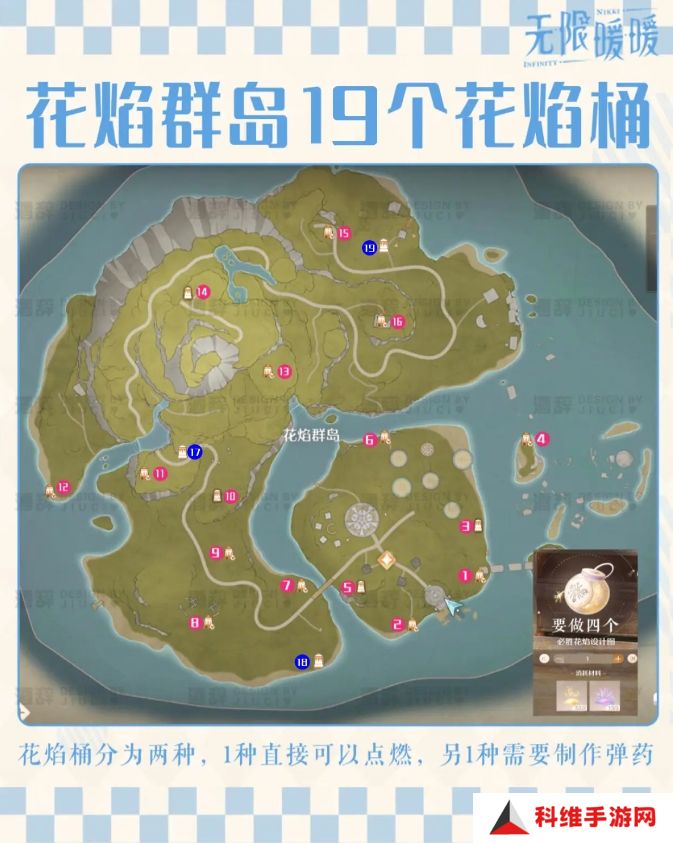 无限暖暖花焰群岛213个烟花|46个奇想气球位置大全
