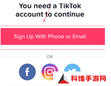 TikTok怎么注册1