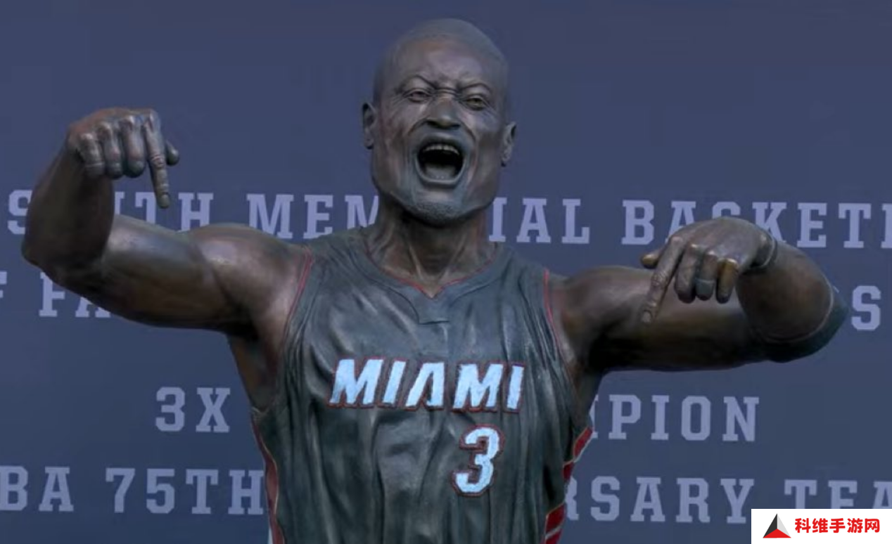 NBA史上做工最差的韦德雕像，成了外网最热的表情包