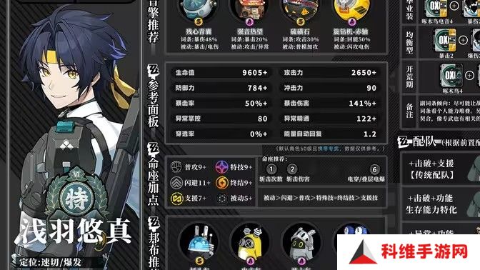 绝区零浅羽悠真攻略 浅羽悠真怎么培养[多图]图片1
