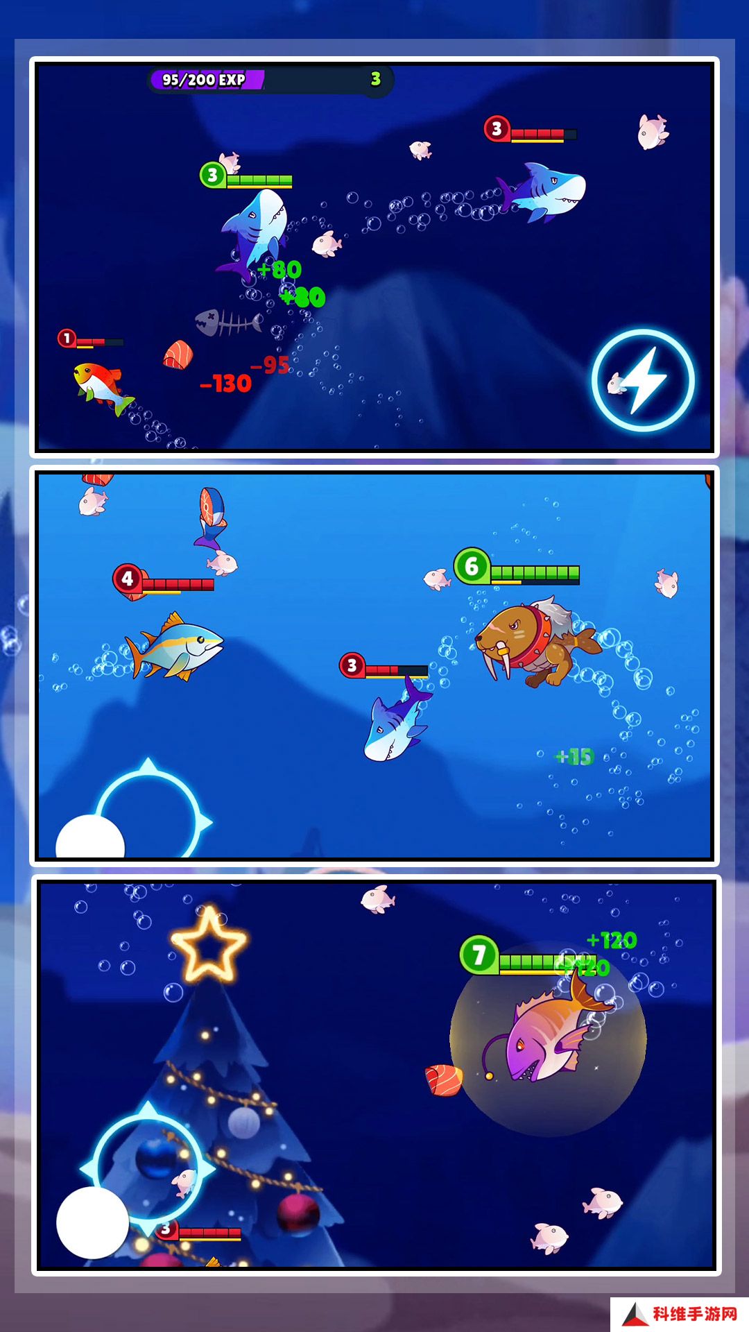 深海狂噬 v1.0.5-狂暴鲨鱼吞噬鱼族